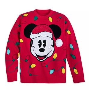 Disney Mickey Mouse Santa Christmas Sweater